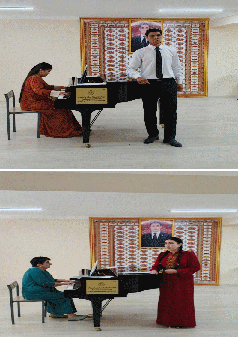 Creative concert of the singing art department