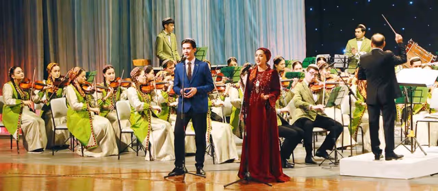 A festive concert featuring works by Chary Nurymov was held in Ashgabat
