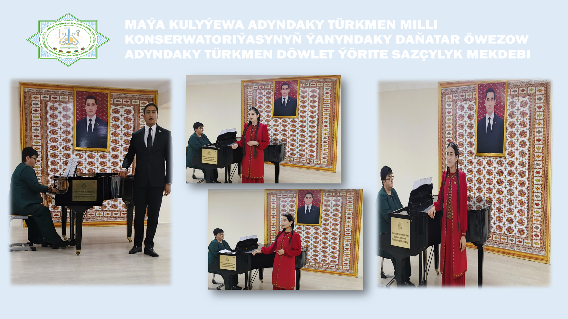 “ADYŇ   BILEN  ARŞA  GALAN, BITARAPLYK  ÝALKYM  SAÇAN  TÜRKMENISTAN”