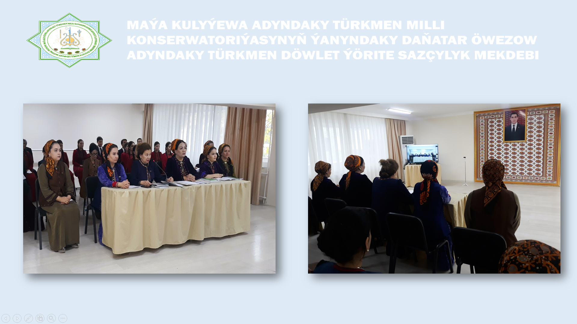 Onlaýn okuw-usuly maslahaty geçirildi 