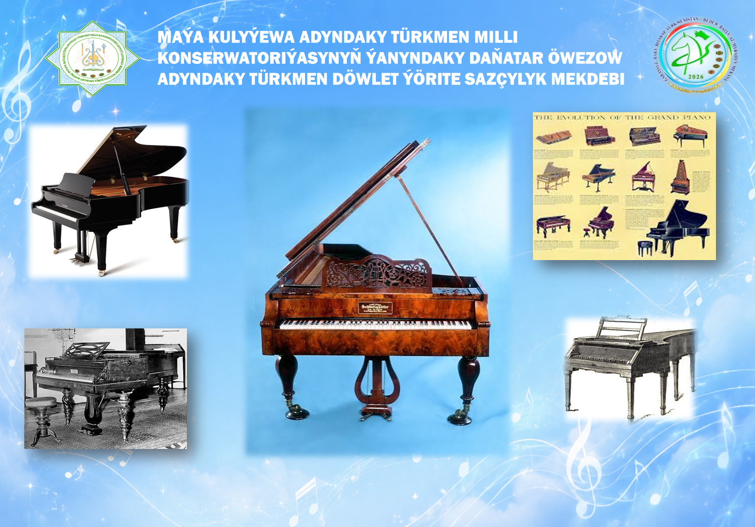 “Saz Fortepiano bilen janlanýar”